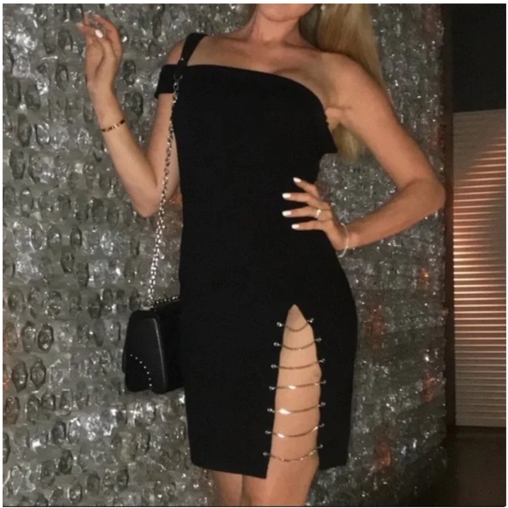 NBD sweet November Dress in black